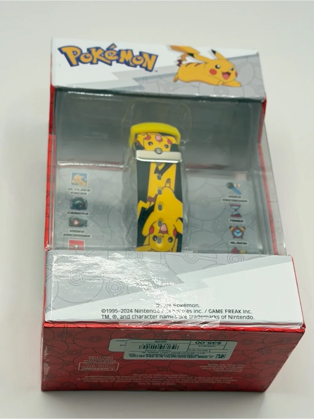 Pokemon Pikachu Kids Smartwatch Camera Games Yellow Boys Interactive Watch